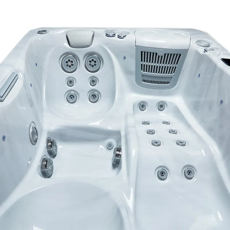 VIRLUX hot tub interior seating and jets